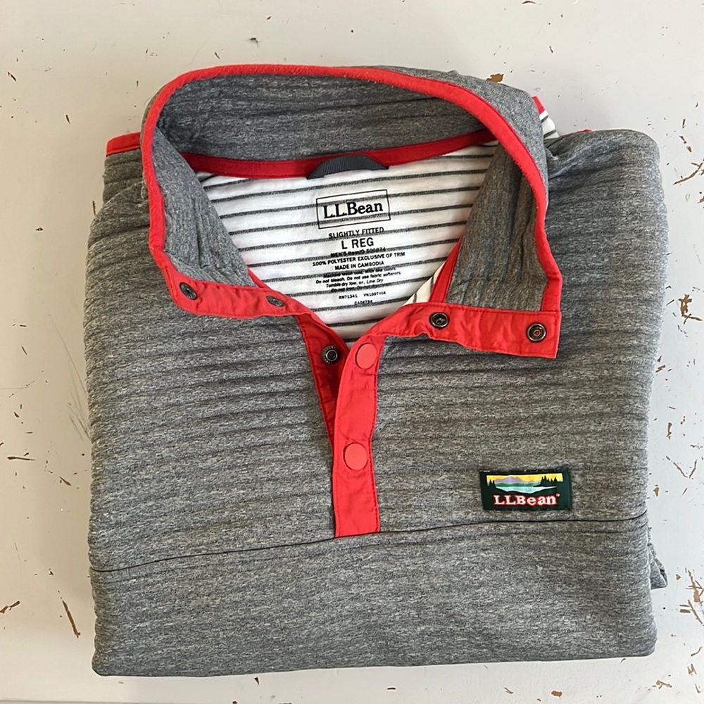 1/4 Zip Button Up by LL.Bean
